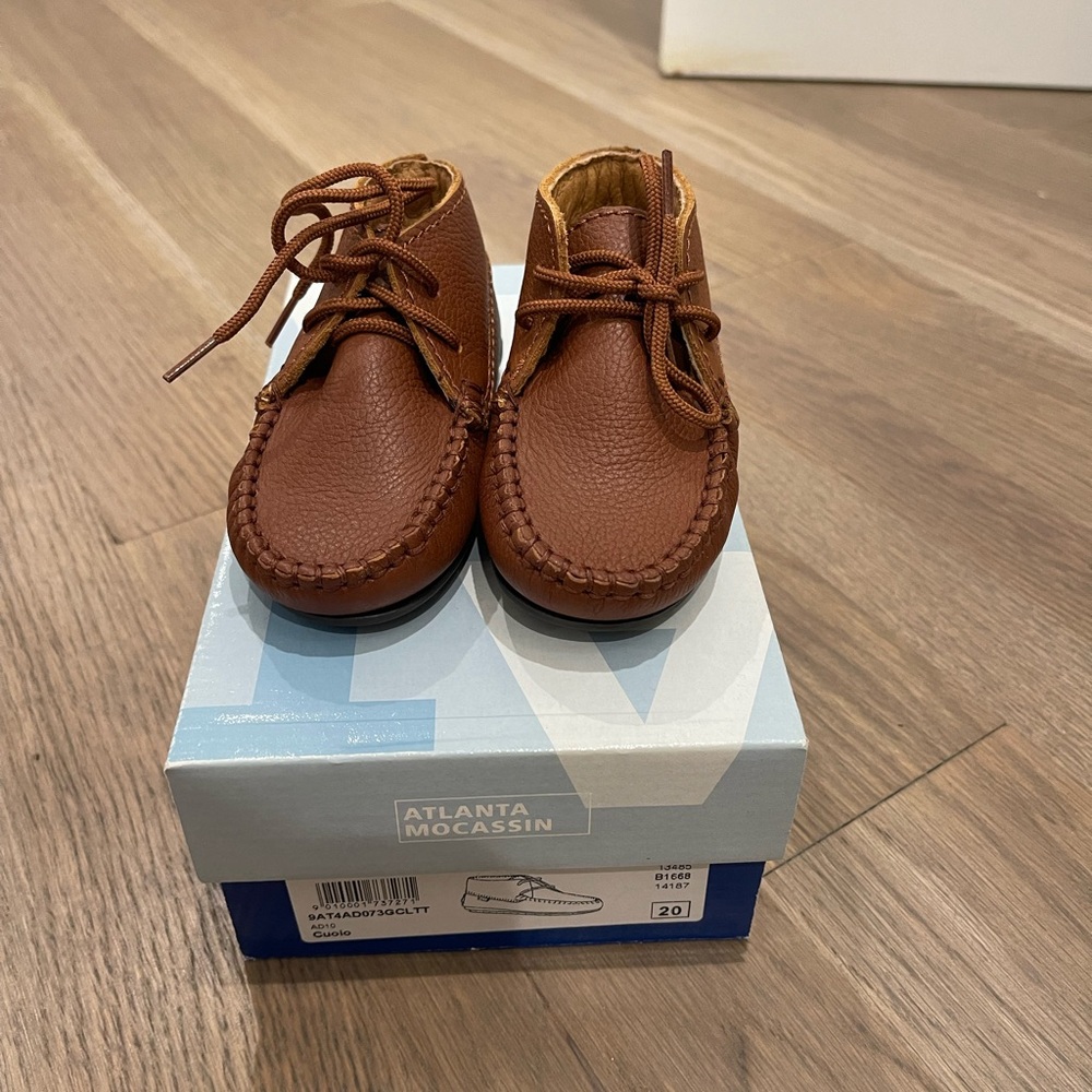 Atlanta moccasin first walker shoes
